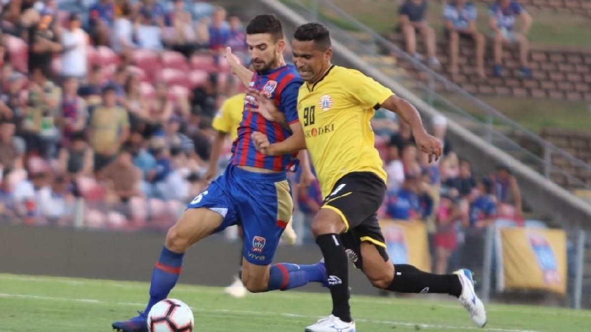 Persija Jakarta kalah stamina dari Newcastle Jets. (Foto: dok. Persija Jakarta)