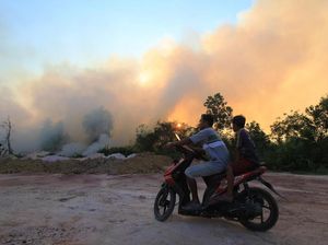Asap Kepung Langit Riau, Dinkes Bagikan Tips untuk Anak dan Ibu Hamil