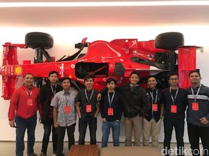Cerita Tim Sapuangin ITS saat Timba Ilmu di Markas Ferrari