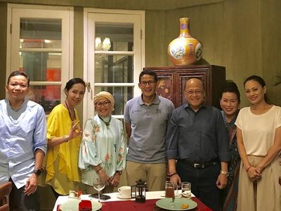 Makan Bareng Mien Uno hingga Mario Teguh, Gaya Kulineran Seru Kakak Sandiaga Uno