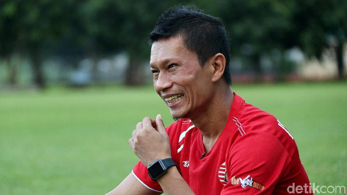 Ismed Sofyan berkisah soal perpindahan posisi dari striker ke bek kanan. (Foto: Rengga Sancaya/detikcom)