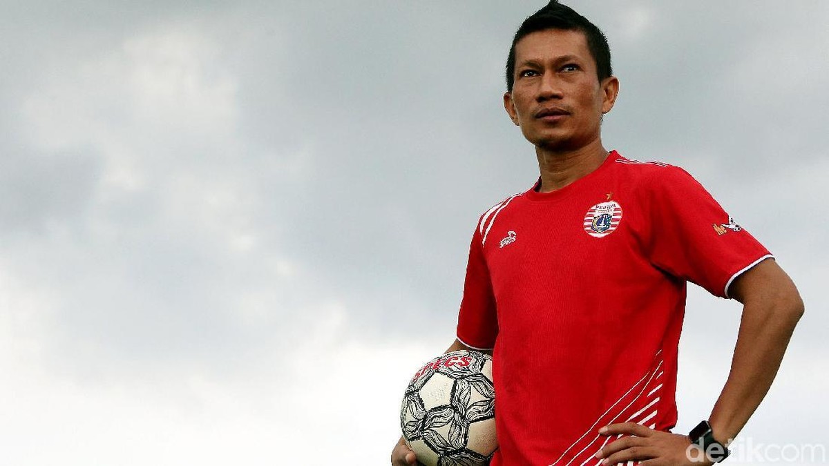 Pemain Persija Jakarta, Ismed Sofyan. (Foto: Rengga Sancaya/detikcom)