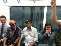 Jajal MRT, Menhub: Insyaallah Jakarta Nggak Macet Lagi