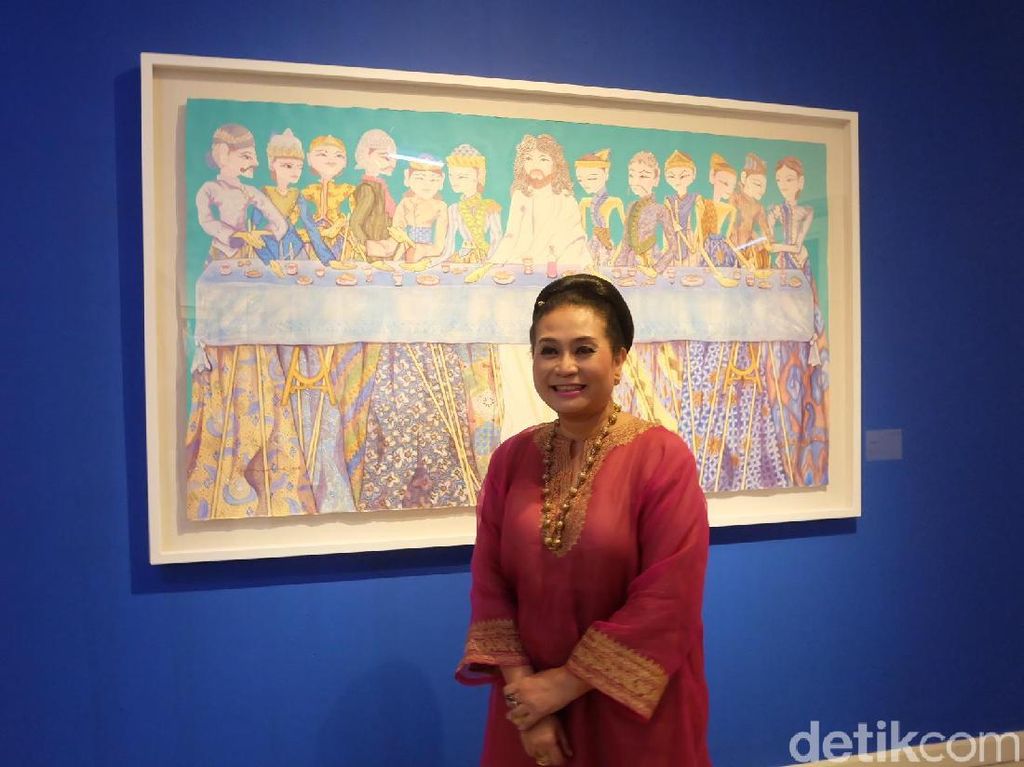 Ada Lukisan Perjamuan Terakhir Bergaya Wayang Golek Ada Lukisan Perjamuan Terakhir Bergaya Wayang Golek