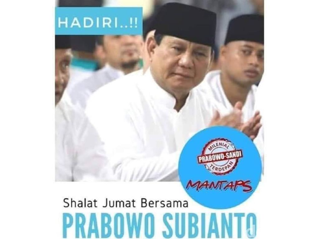Takmir: Pamflet Jumatan Prabowo Banyak Ditempel di Kauman Semarang
