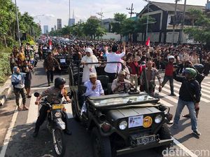 Arak-arakan Khofifah-Emil, Mulai Masjid Al-Akbar Hingga Grahadi