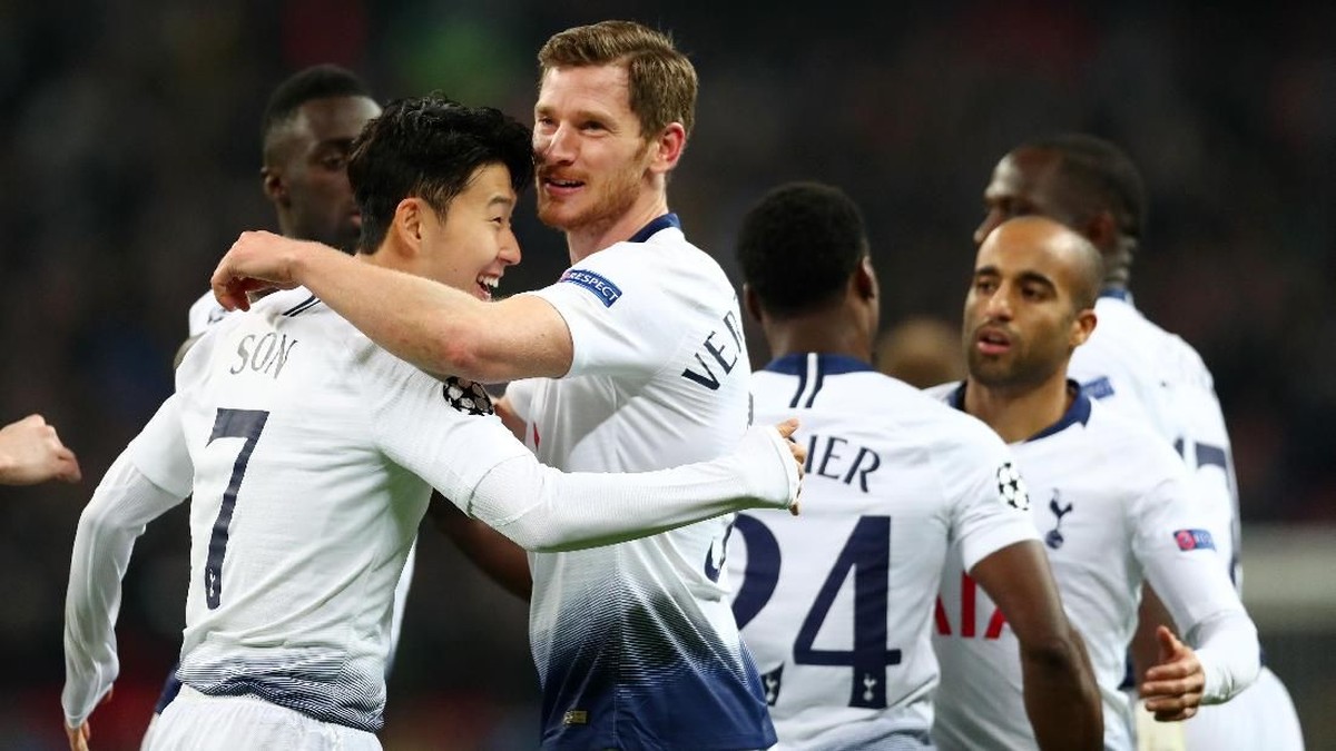 Tottenham Hotspur di LIga Champions. (Foto: Clive Rose/Getty Images)