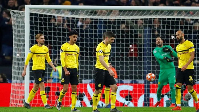Borussia Dortmund takluk 0-3 di kandang Tottenham Hotspur (Eddie Keogh/REUTERS) Borussia Dortmund takluk 0-3 di kandang Tottenham Hotspur (Eddie Keogh/REUTERS)