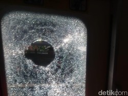 Kaca Gerbong Wanita Pecah Dilempari Batu, KCI Ingatkan Ancaman Pidana