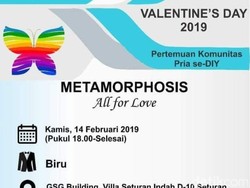 Heboh Acara Valentine Komunitas Pria se-DIY di Sleman
