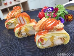 Resep Ayam : Delistripe Egg Wrap