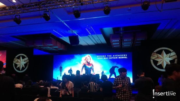 Konferensi Pers Captain Marvel, Singapura