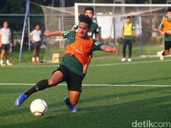 Ini merupakan sesi latihan terakhir jelang Timnas U-22 mengikuti ajang Piala AFF U-22 2019 di Kamboja.