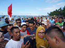 Sandiaga Janji Buat Industri Padat Karya Cangkang Rajungan ke Nelayan Tuban