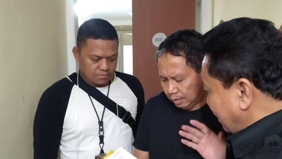 Plt Ketua Umum PSSI Joko Driyono ditahan Satgas Anti Mafia Bola. (dok.istimewa)