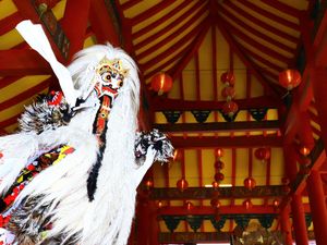 Pertunjukan Lintas Budaya saat imlek