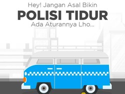 Biar Nggak Asal, Simak Nih Aturan Membuat Polisi Tidur