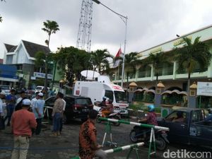 Jelang Kedatangan Prabowo, Begini Suasana Masjid Agung Semarang