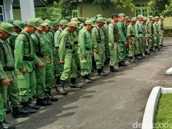Ribuan Hansip Gaek Diterjunkan Kawal Pemilu 2019 di Ciamis