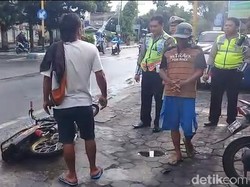 Video: Lagi-lagi Ada yang Ngamuk Ditilang, Motor Jadi Sasaran