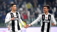 Tim asuhan Massimiliano Allegri pun kian kukuh di posisi puncak klasemen dengan raihan 66 poin hasil dari 24 kali bermain. (Foto: Massimo Pinca/Reuters)