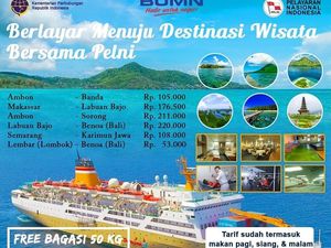 Terbang ke Timur Mahal? Naik Kapal Pelni Free Bagasi 50 Kg