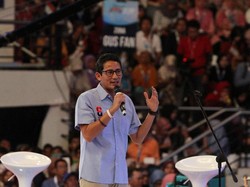 Sandiaga Usul Tak Perlu Lagi Ada Pertanyaan Panelis di Debat Capres