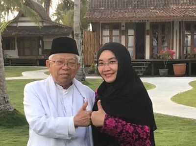 Istri Maruf Amin Bergaya Syari Setiap Hari, Seperti Ini Pilihan Hijabnya