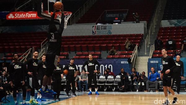 Latihan Rising Star Buka NBA All Star Weekend 2019