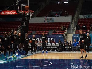 Latihan Rising Star Buka NBA All Star Weekend 2019 Latihan Rising Star Buka NBA All Star Weekend 2019