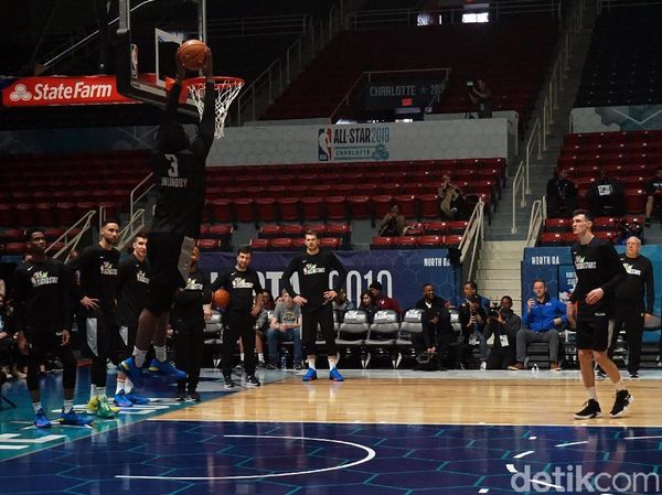 Latihan Rising Star Buka NBA All Star Weekend 2019