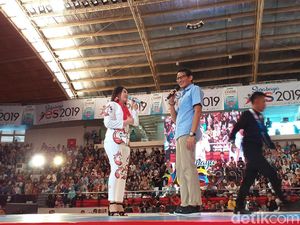 Bantu Persiapan Debat, Sandi Beri Masukan Hasil Kunjungan di Jatim