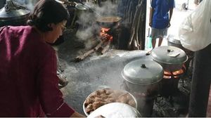 Jalan-jalan ke Yogyakarta, Sri Mulyani Mampir Makan Gudeg Yu Djum