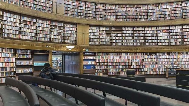 Perpustakaan Umum Rasa Mal di Swedia