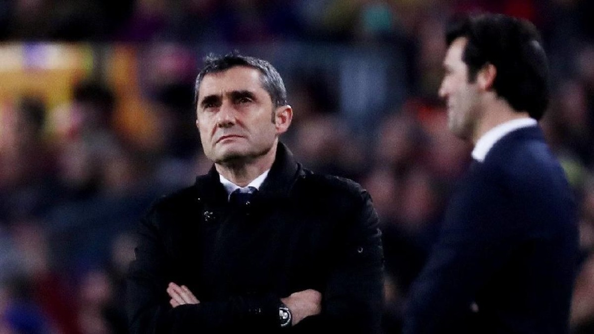 Ernesto Valverde ingin berikan lebih banyak trofi untuk Barcelona (Sergio Perez/Reuters)