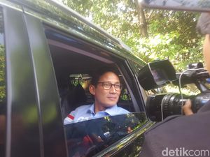 Sandiaga Temui Prabowo di Kertanegara