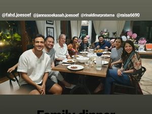 Family Dinner ala Hamish Daud dan Raisa