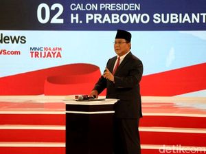 Median Nilai Prabowo Jadi Dirinya Sendiri di Sesi Debat Ke-2 Median Nilai Prabowo Jadi Dirinya Sendiri di Sesi Debat Ke-2