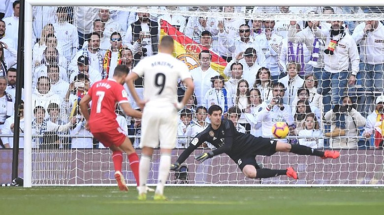 Hasil Liga Spanyol: Madrid Kalah 1-2 dari Girona, Ramos Kartu Merah