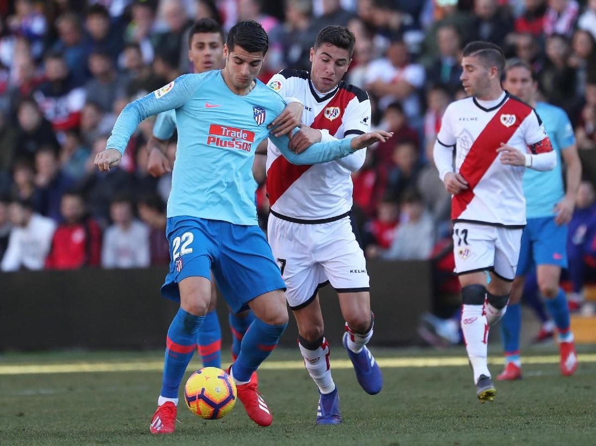 Atletico Madrid susah payah kalahkan Rayo Vallecano. (Foto: Susana Vera/Reuters)