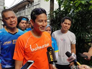 Tak Hadir Debat Kedua, Sandi Dampingi Prabowo Simulasi Siang Ini