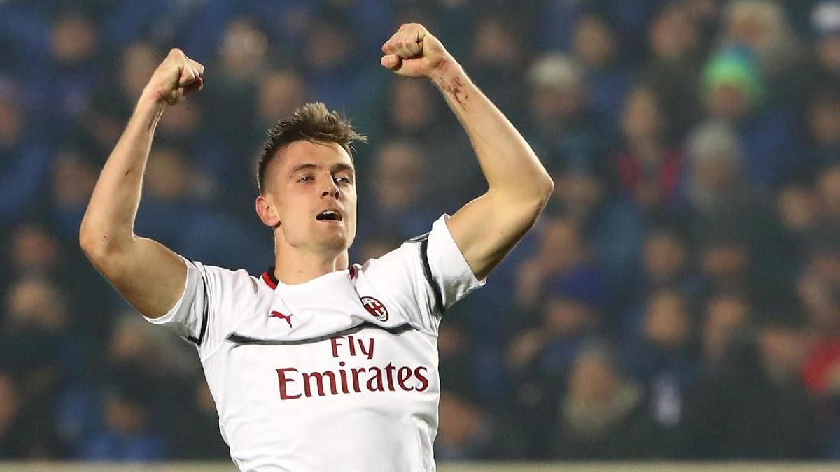 Krzysztof Piatek terus tajam bersama AC Milan. (Foto: Marco Luzzani/Getty Images)