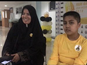 Pesan Anak Kanker di Padang ke Ibu Ani: Kita Bisa Melewatinya Bersama