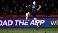 Phil Foden yang menggandakan keungggulan City pada menit ke-75. (Foto: Rebecca Naden/Reuters)