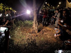 Ini TKP Ledakan Petasan di Parkir Timur Senayan