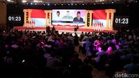 Kedua Pendukung Paslon Penuhi Arena Debat Kedua