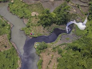 Ini Penampakan Citarum Harum yang Dibanggakan Jokowi Ini Penampakan Citarum Harum yang Dibanggakan Jokowi