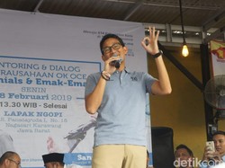 Top! Sandiaga Mau Tanggung Biaya Hidup Keluarga Pasien Corona