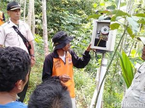 BPBD Banjarnegara Pasang EWS di Lokasi Tanah Gerak