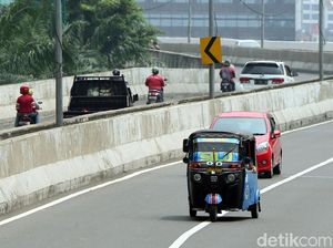 Polda Metro Minta Warga Tak Gunakan Bajaj untuk Mudik